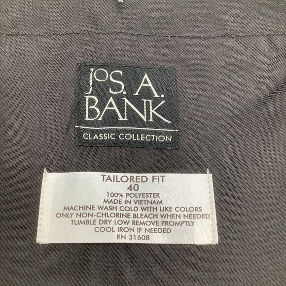 Joseph A Banks Mens‎ Tailored Fit Shorts Grey Size 40 NWT - Picture 10 of 10